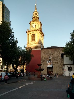 Santiago San Francisco church in Santiago Chile. Oldest building still standing.