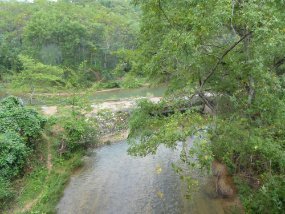 P1060324-2 This stream is the border between Laos and Vietnam