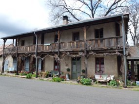 The Brockman home This adobe building across from the post office and between the Lutheran church and Sender's Market. Formerly a store, butcher shop and bar with living space...