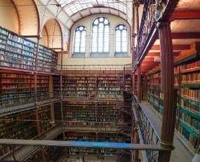 002 Netherlands Library at the Rijksmuseum in Amsterdam