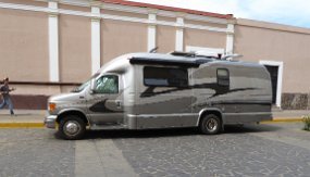 American RV Saw this in the middle of Nicaragua all the way from Oregon. It's bold move to drive this from Oregon, through Mexico, Guatemala, El Salvador and into...